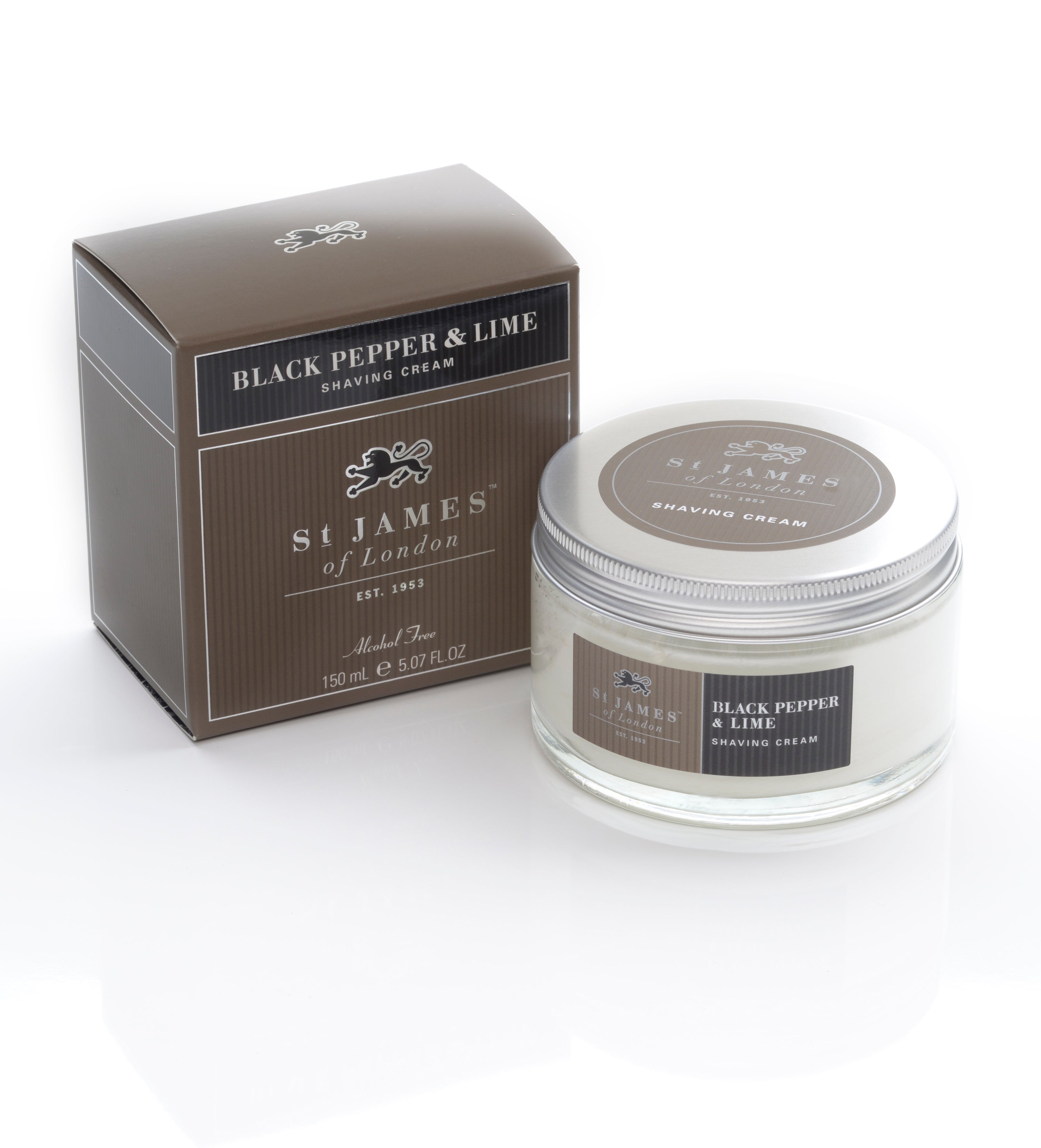 Black Pepper & Lime Shave Jar – St James of London
