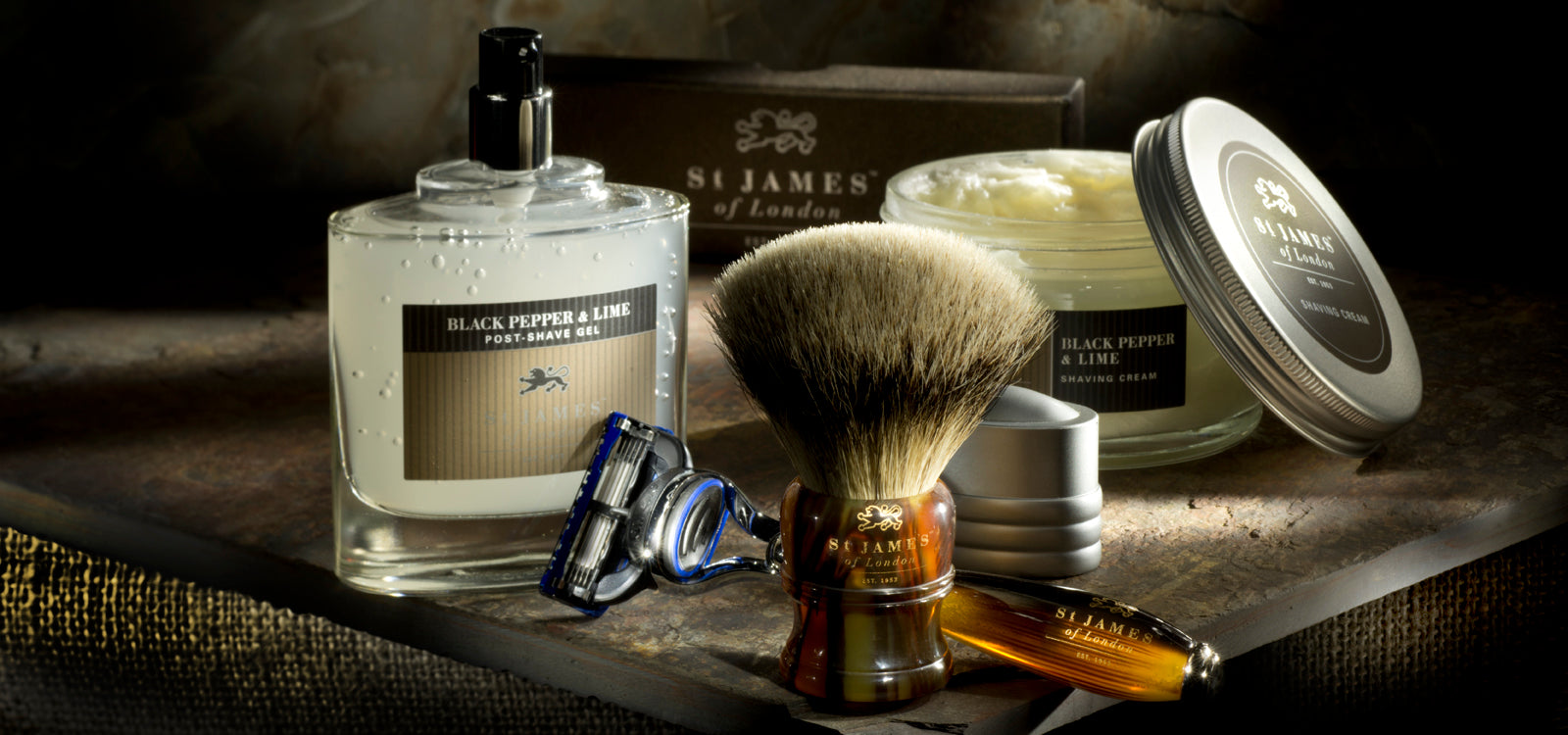 Black Pepper & Lime Post Shave Gel (4434723012662)