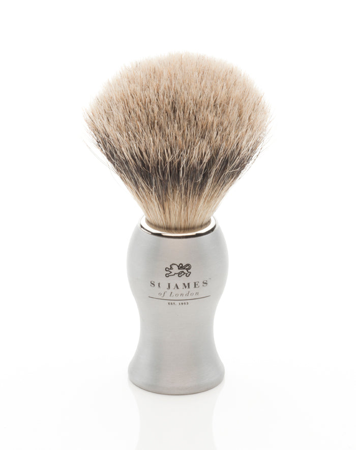 Cheeky Brushed Metal Super Badger (6124395790534)