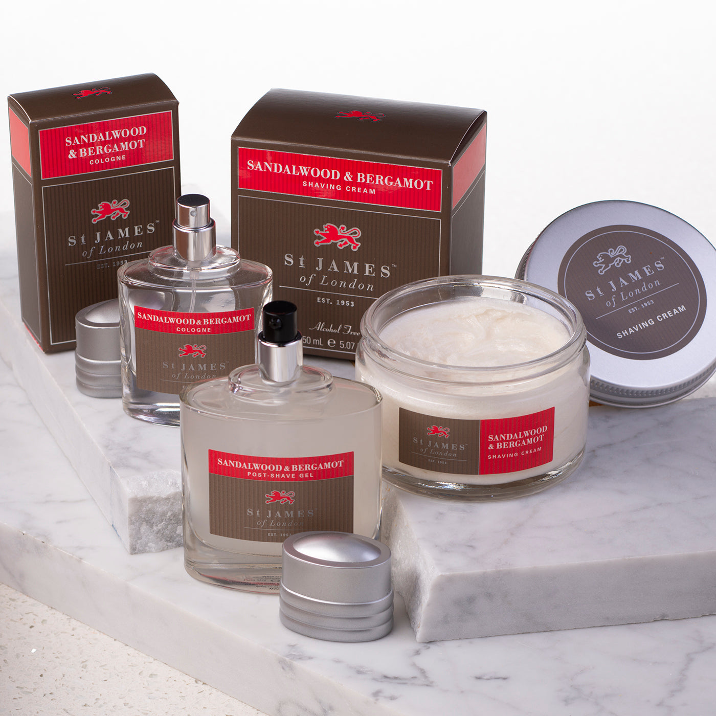 Sandalwood and Bergamot - Shaving Gift Set (4578448572470)