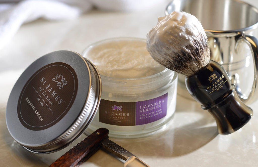 Lavender & Geranium Shave Jar (4435049906230)