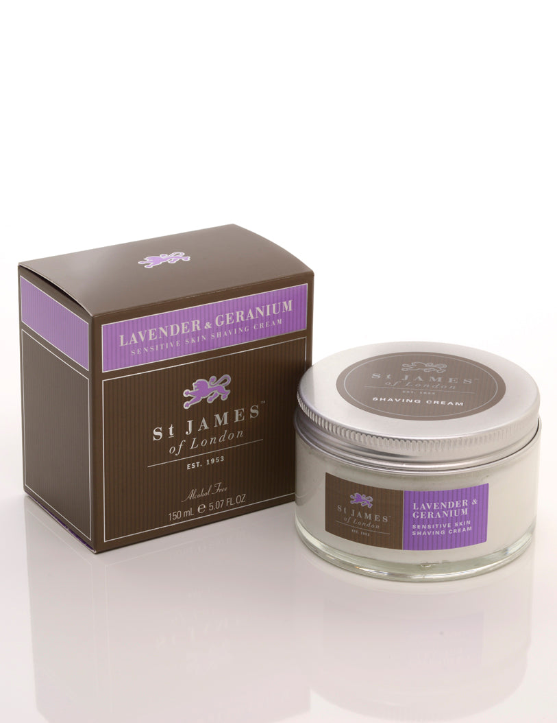 Lavender &amp; Geranium Shave Jar (4435049906230)