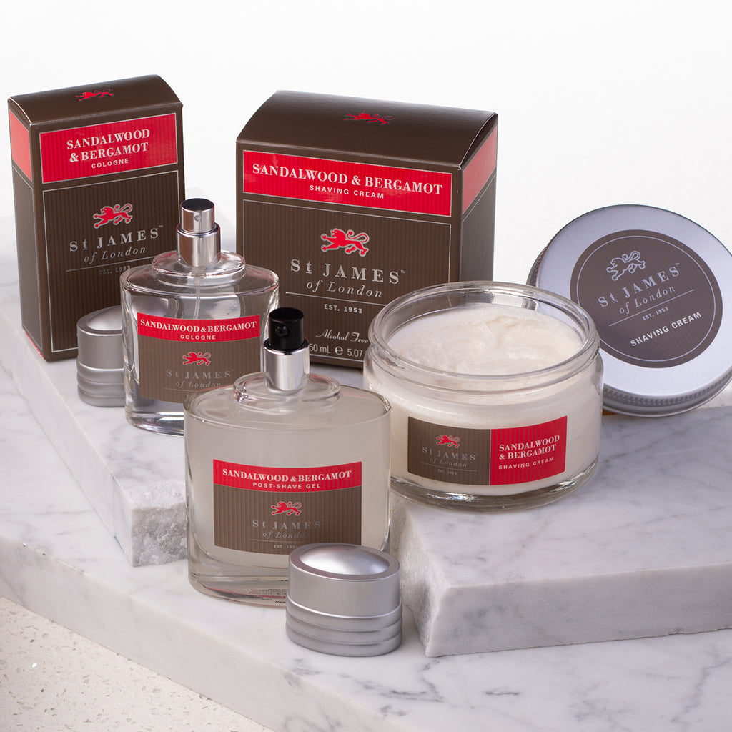 Sandalwood and Bergamot - Shaving Gift Set (4578448572470)